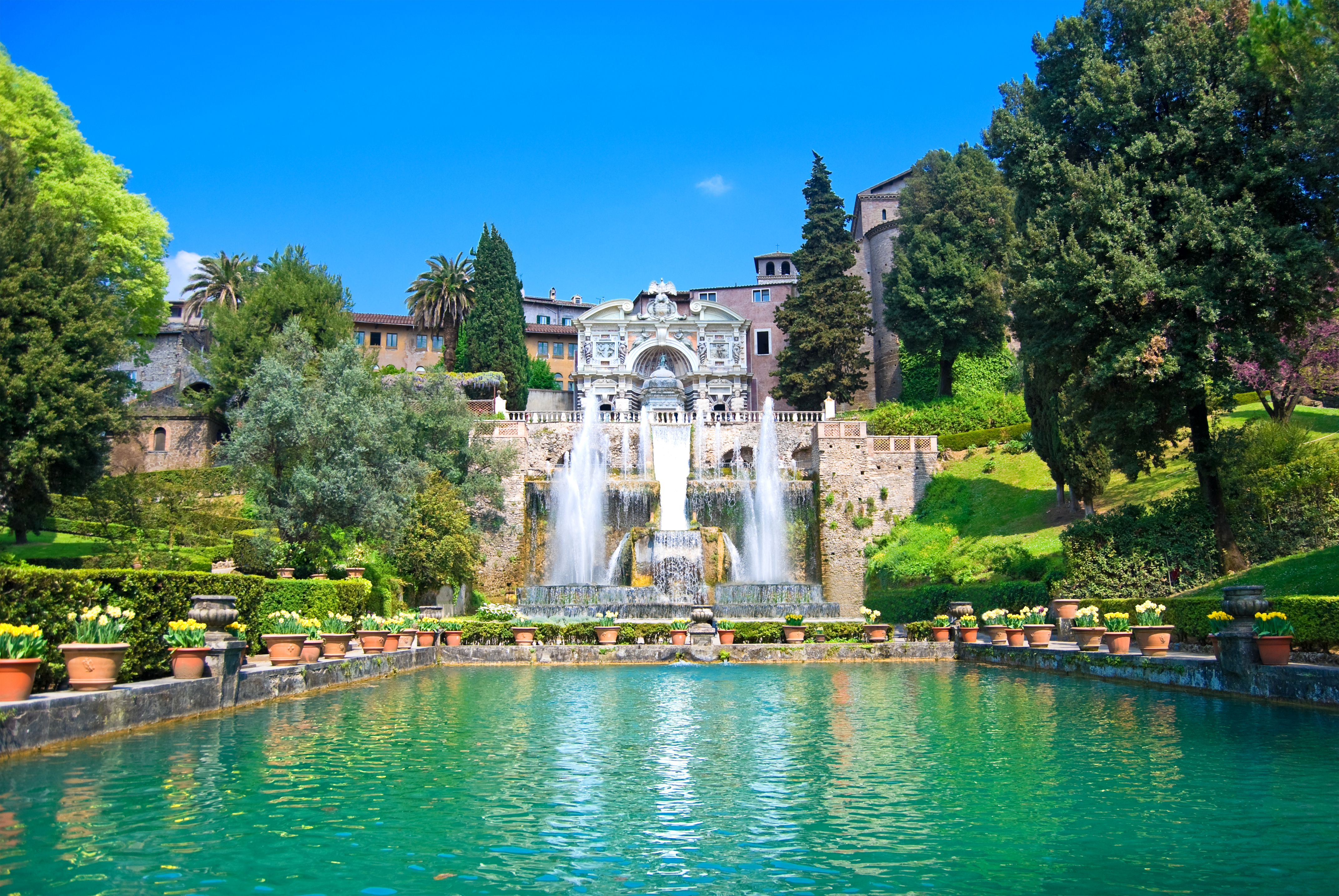 Villa d’Este à Tivoli, fontaines et jardins maniréristes inspirés par Franz Liszt dans ses Années de Pèlerinage pour piano