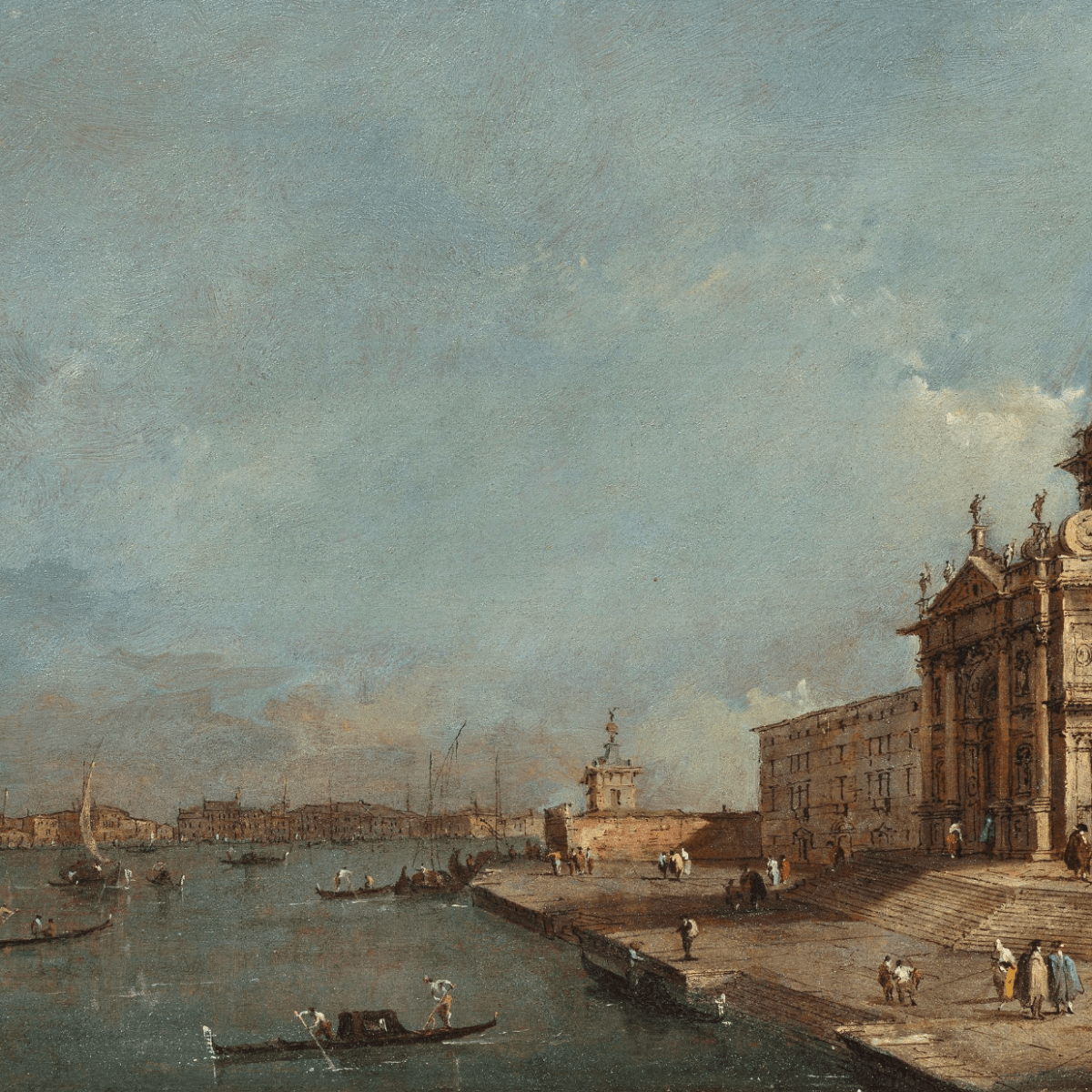Une vue classique de la Salute par Francesco Guardi aux enchères à&nbsp;Londres