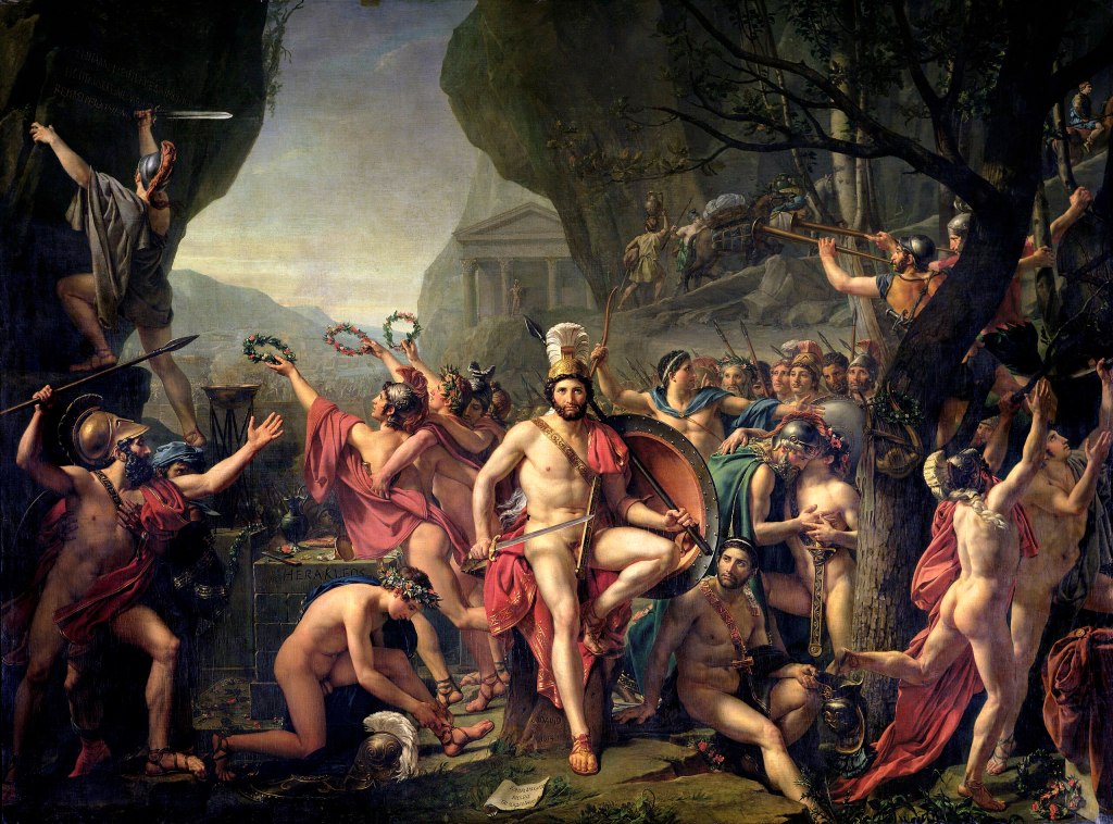 Jacques-Louis David face à l’héroïsme et à la défaite, Léonidas aux&nbsp;Thermopyles