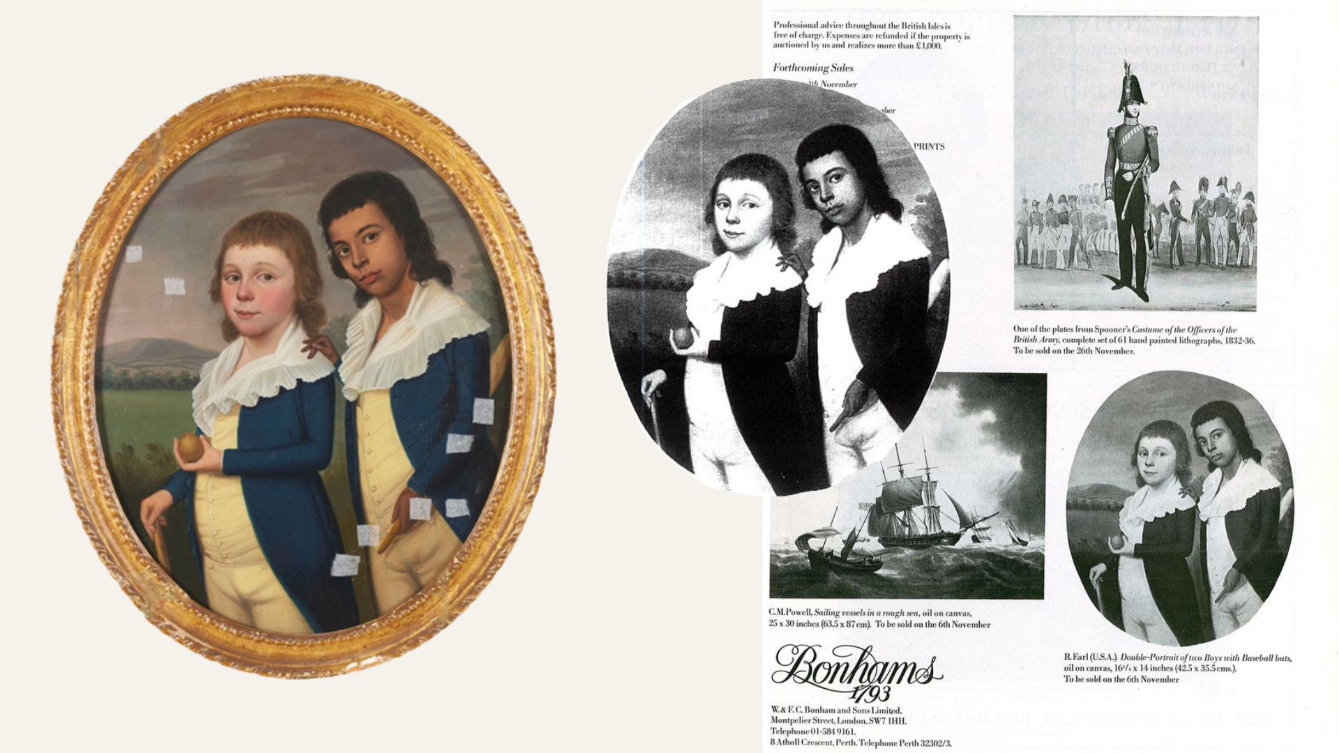 Aux origines du baseball ? Enquête sur un intriguant double portrait